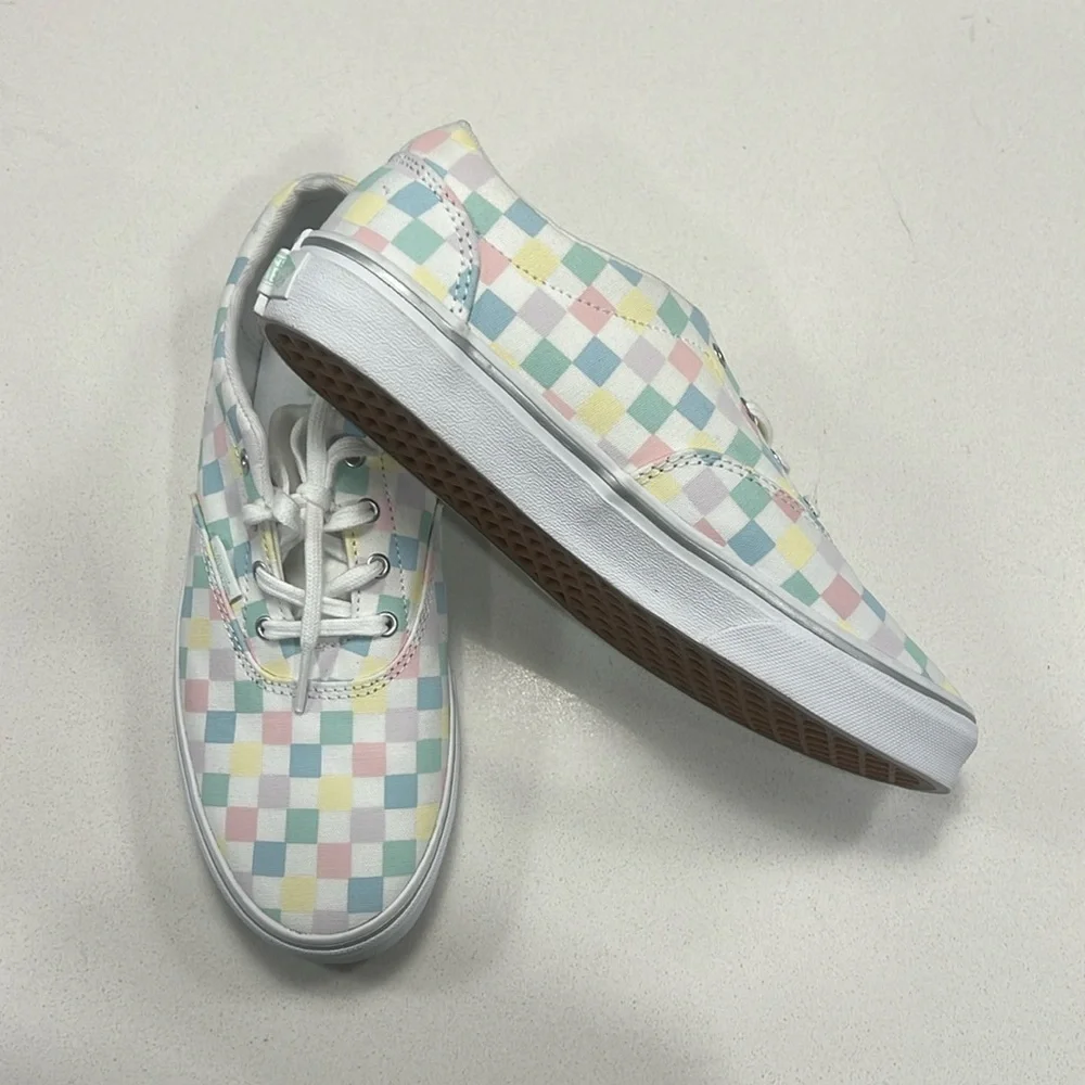 Vans Pastel Checkerboard Sneakers - Picture 2 of 7